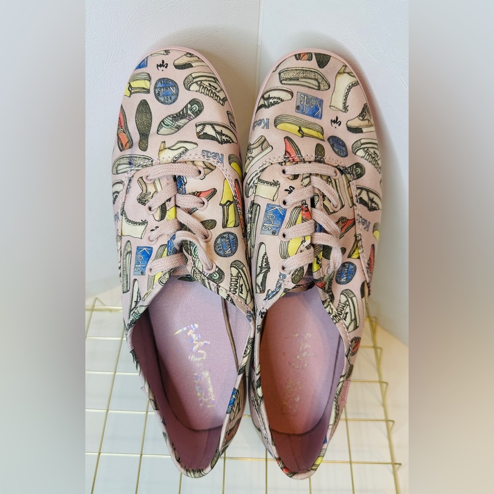 Women’s Keds X CJW Champion Women's Blush Lilac Keds Print Sneakers Size 9